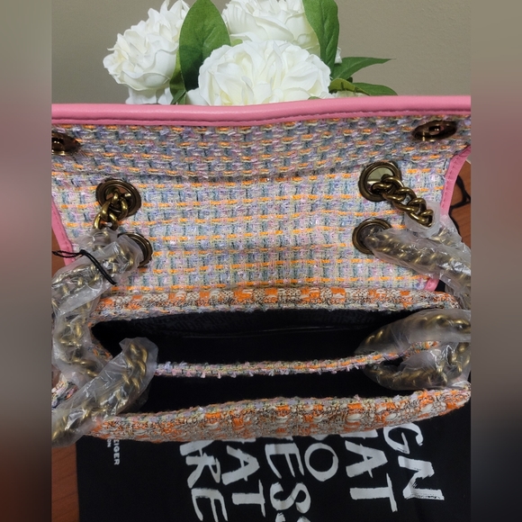 Kensington Tweed Convertible Shoulder Bag Kurt Geiger London - Picture 5 of 12